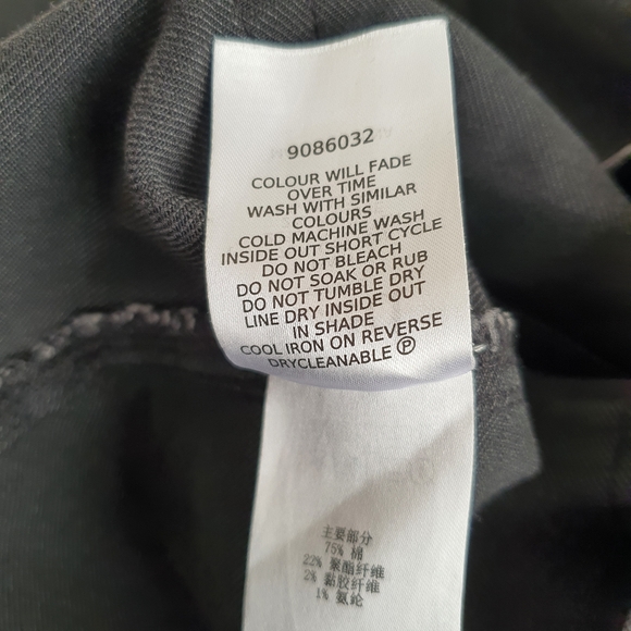 Seed Black Faded Denim Skirt Size 14 - Picture 8 of 8